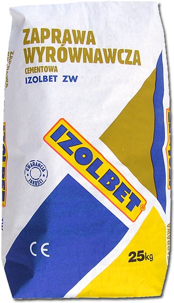 ZAPRAWA WYRÓWNAWCZA CEMENTOWA IZOLBET WS